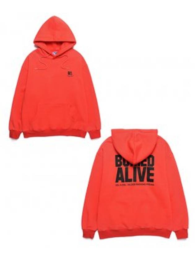 BA CLASSIC LOGO HOOD ORANGE - BURIED ALIVE - BALAAN 2