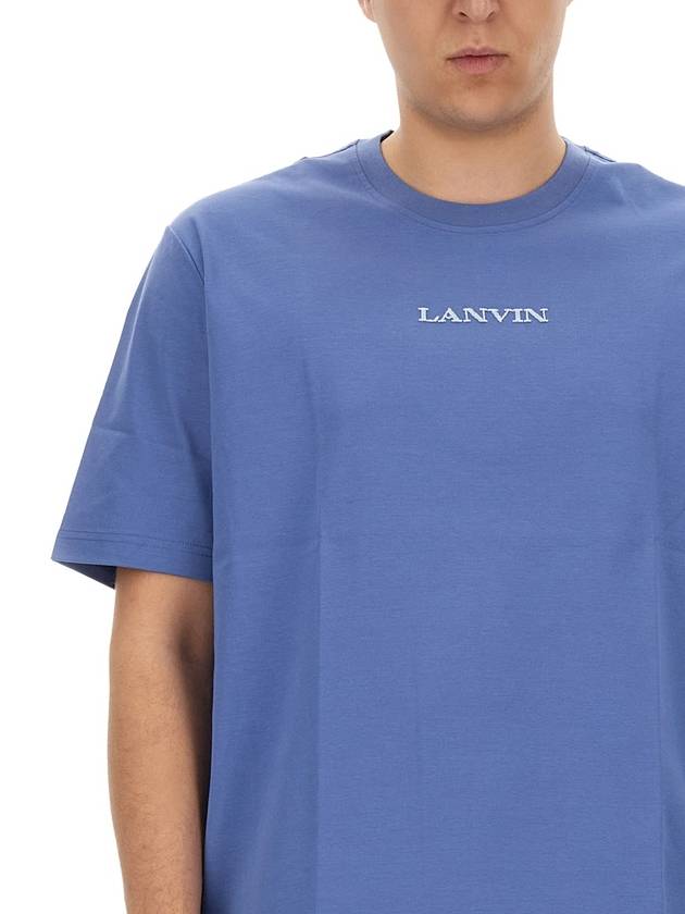 Long Sleeve T-Shirt RM TS0010 J134 E24 224 CORNFLOWER - LANVIN - BALAAN 9