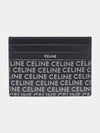 Lettering Logo Card Wallet Black - CELINE - BALAAN 2