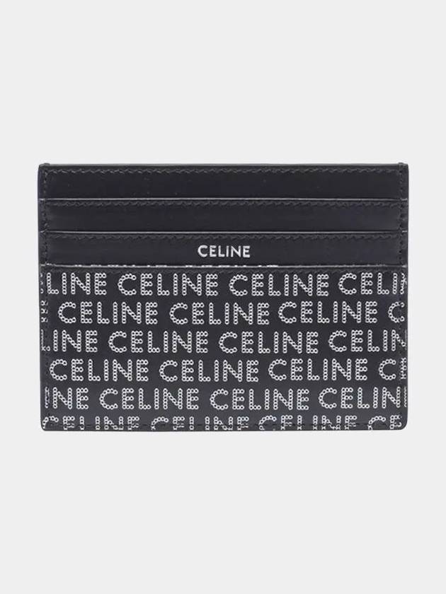 Lettering Logo Card Wallet Black - CELINE - BALAAN 2