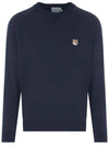 Fox Head Patch Classic Sweatshirt Navy - MAISON KITSUNE - BALAAN 3