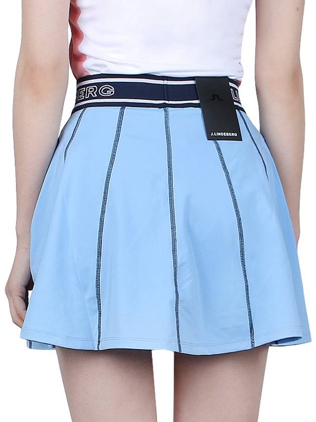 Women's NK x JL Golf Skirt Blue - J.LINDEBERG - BALAAN 6