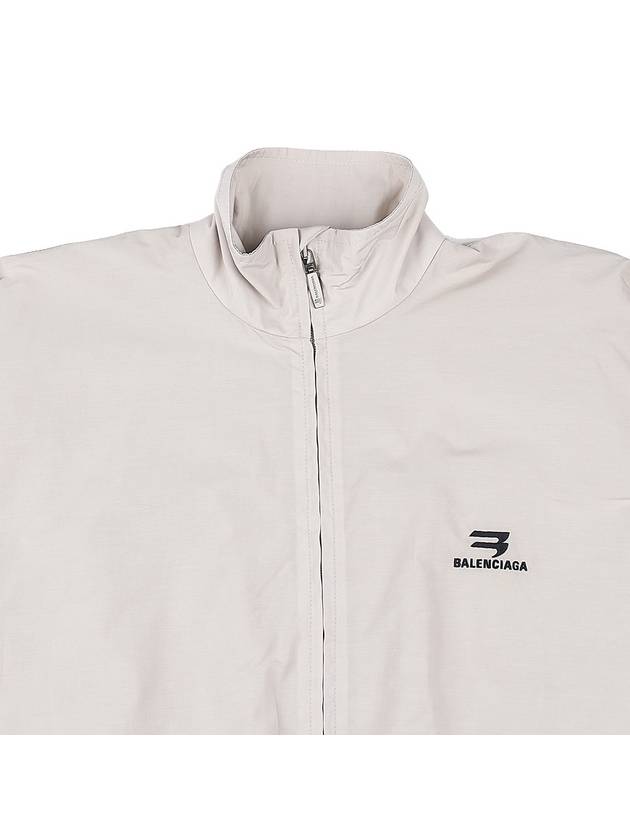 Logo Technical Track Jacket Beige - BALENCIAGA - BALAAN 6