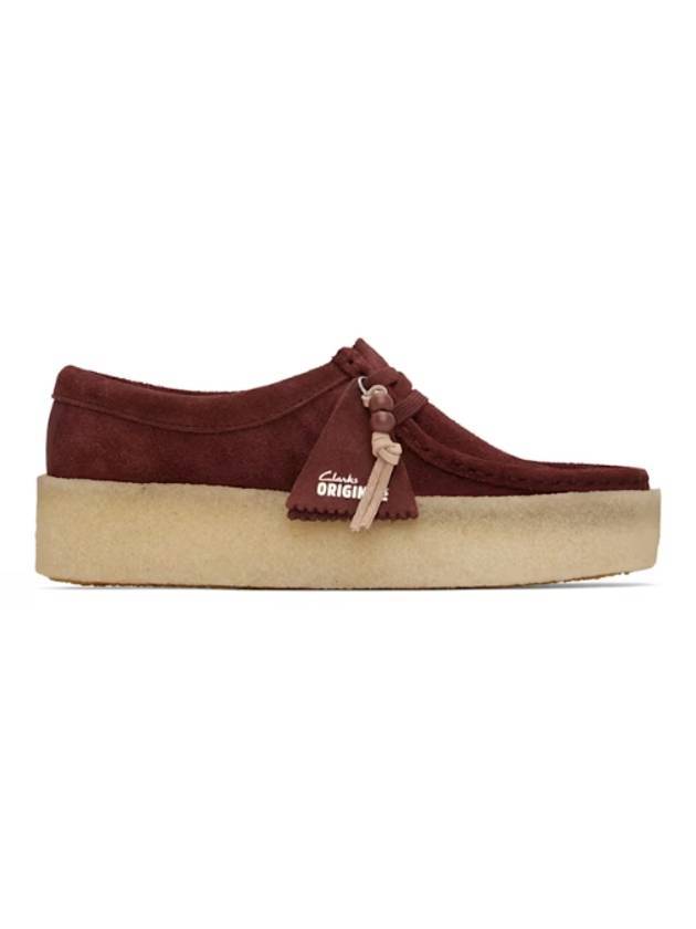 Wallabee Cup Suede Loafers Red - CLARKS - BALAAN 1