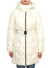 Women s Goose Down Long Padded Conza Hood Detachable Diamond Quilted Jacket VDDJ95636 BGL - DUVETICA - BALAAN 2