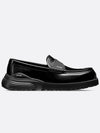 Combat Polished Calfskin Loafer Black - DIOR - BALAAN 3