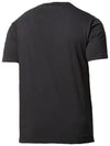 Logo Patch Chest Short Sleeve T-Shirt Charcoal - STONE ISLAND - BALAAN 4