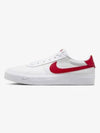 Court Shot Low Top Sneakers White Red - NIKE - BALAAN 1