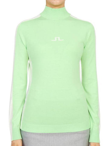 Golf Adia AWKW08330 M037 Women s Mock Neck Knit Sweater - J.LINDEBERG - BALAAN 1