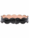 Perforated Leather Belt Black - ALAIA - BALAAN 1