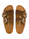 Arizona Big Buckle Slippers Cognac - BIRKENSTOCK - BALAAN 3