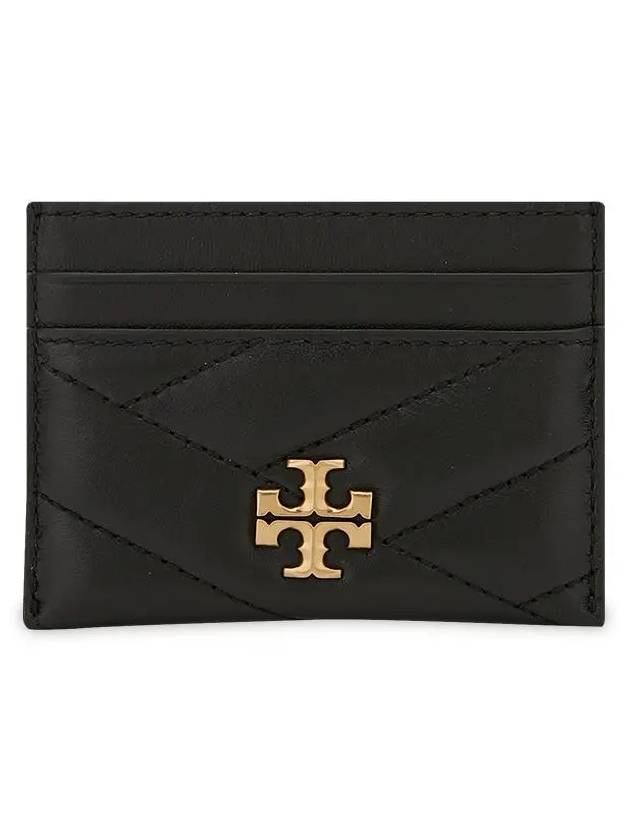 Kira Chevron Logo Card Wallet Black - TORY BURCH - BALAAN 2