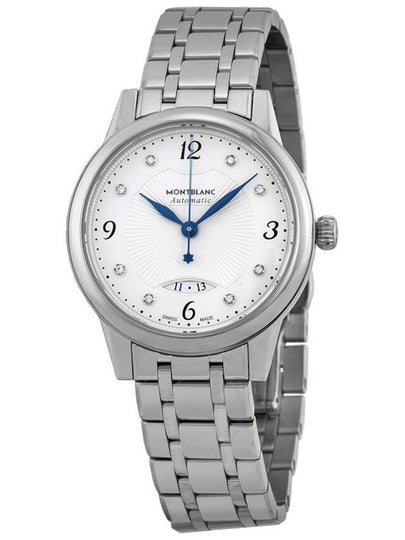 Boheme Date Diamond Silver Metal Watch White - MONTBLANC - BALAAN 2