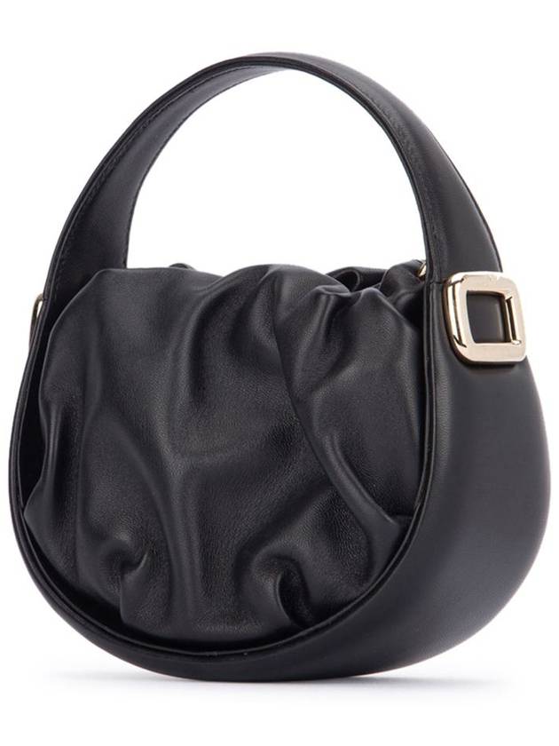 Hobo Viv' Choc Royal Mini Leather Tote Bag Black - ROGER VIVIER - BALAAN 3