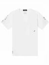 Shadow Project Back Printing Pocket Short Sleeve T-Shirt White - STONE ISLAND - BALAAN 2