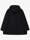 Cashmere muffler duffel coat black - NOIRER FOR WOMEN - BALAAN 3
