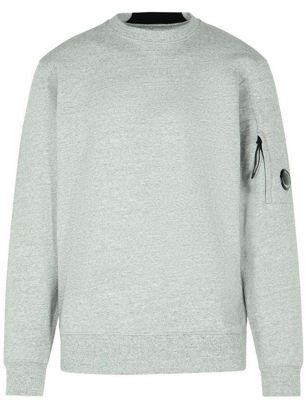 Diagonal Raised Fleece Lens Sweatshirt Grey - CP COMPANY - BALAAN 2