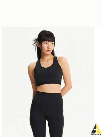 NBN9E4P042 WOMEN Slick bra top BLACK - NEW BALANCE - BALAAN 1