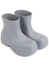 Puddle Rubber Ankle Rain Boots Grey - BOTTEGA VENETA - BALAAN 4