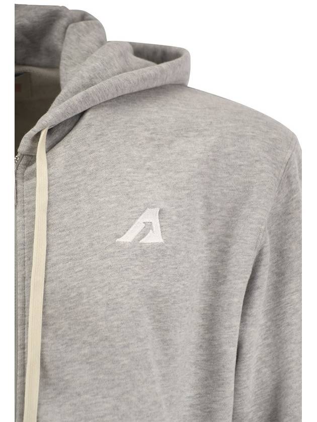 Autry Logo Embroidery Hoodie - AUTRY - BALAAN 4