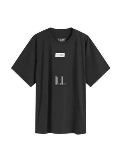 Ribbed Neck Short Sleeve T-Shirt Black - MAISON MARGIELA - BALAAN 2