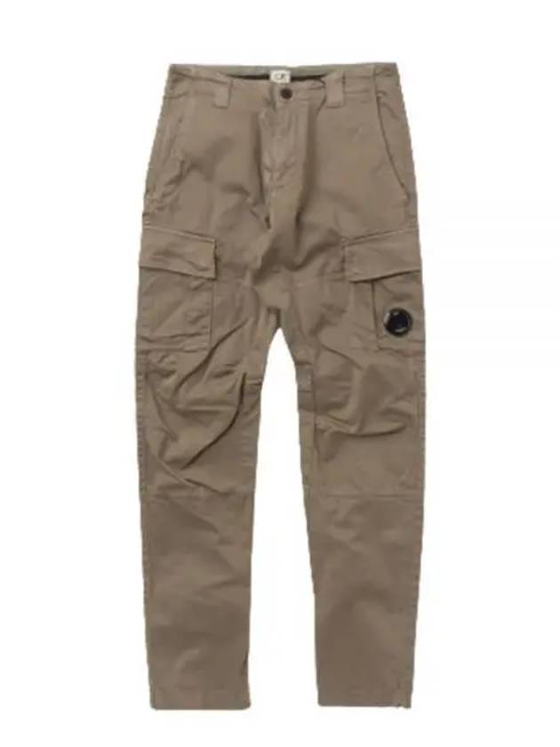 Stretch Satin Cargo Straight Pants Green - CP COMPANY - BALAAN 2