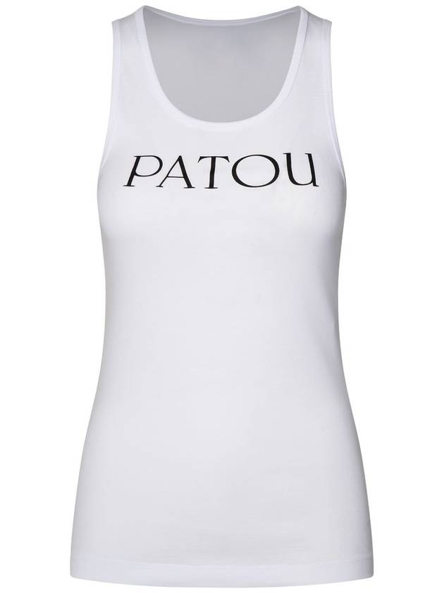 Women's Logo Print Sleeveless White - PATOU - BALAAN 2