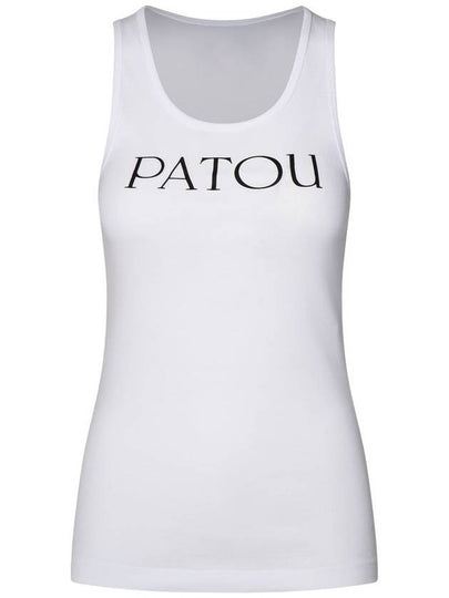 Women's Logo Print Sleeveless White - PATOU - BALAAN 2