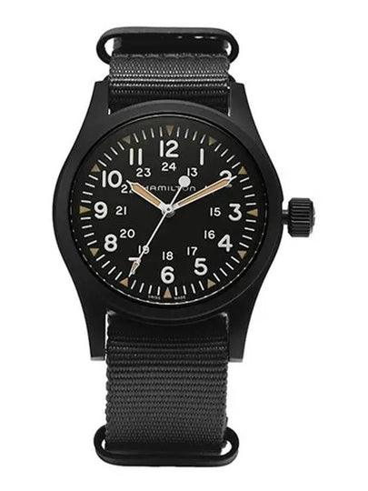 Khaki Field Mechanical 38mm Watch Black - HAMILTON - BALAAN 2