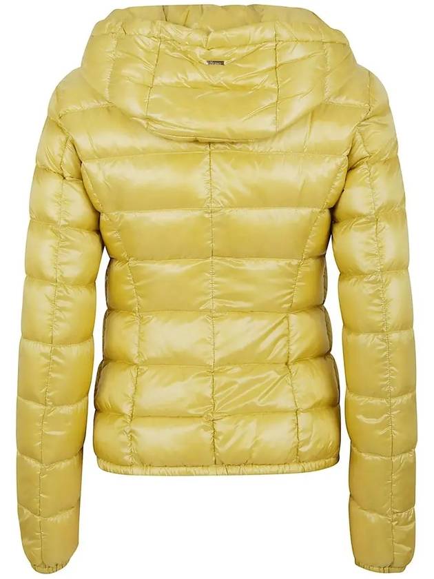 Giada Hooded Down Padding Yellow - HERNO - BALAAN 4