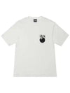 8 ball print short sleeve t shirt white - STUSSY - BALAAN 1