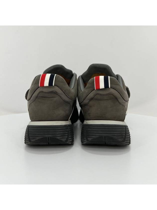 Three stripe strap sneakers gray size 40 - THOM BROWNE - BALAAN 7