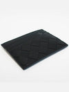 Intrecciato Leather Card Wallet Black - BOTTEGA VENETA - BALAAN 6