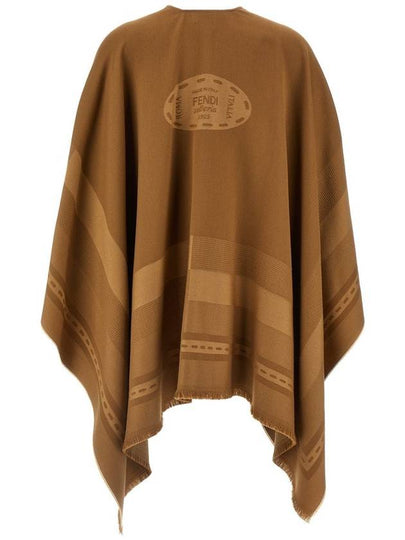 Fendi Jacquard Poncho - FENDI - BALAAN 2