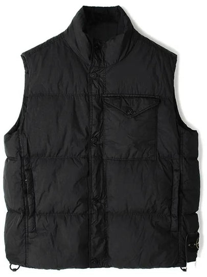 Crinkle Reps R-NY Down Vest Black - STONE ISLAND - BALAAN 2