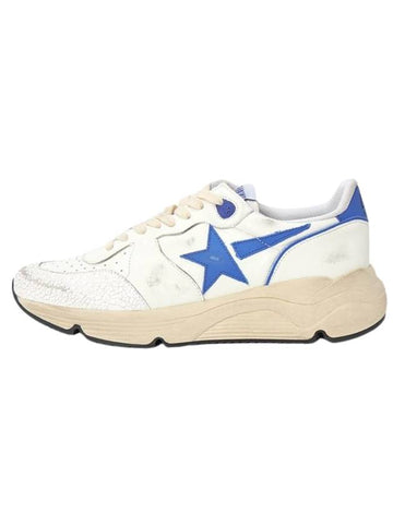 Running Sole Low Top Sneakers White Blue - GOLDEN GOOSE - BALAAN 1