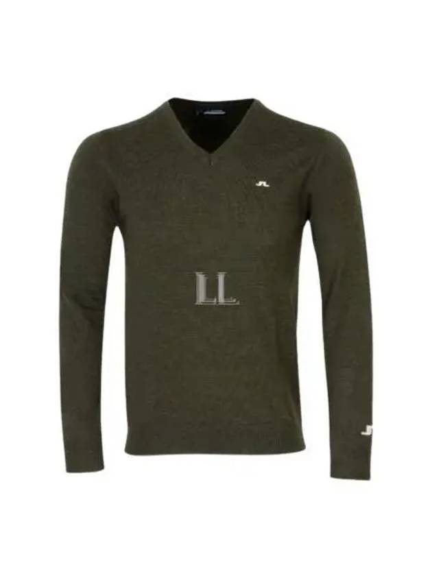 Men's Lymann Knit Sweater Forest Green - J.LINDEBERG - BALAAN 2