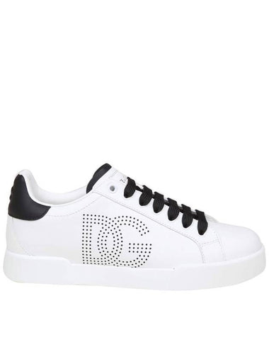 Dolce & Gabbana Sneakers From The Portofino Line In Nappa Leather - DOLCE&GABBANA - BALAAN 1