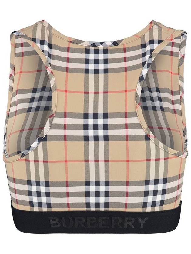 Vintage Check Bra Top Beige - BURBERRY - BALAAN 3