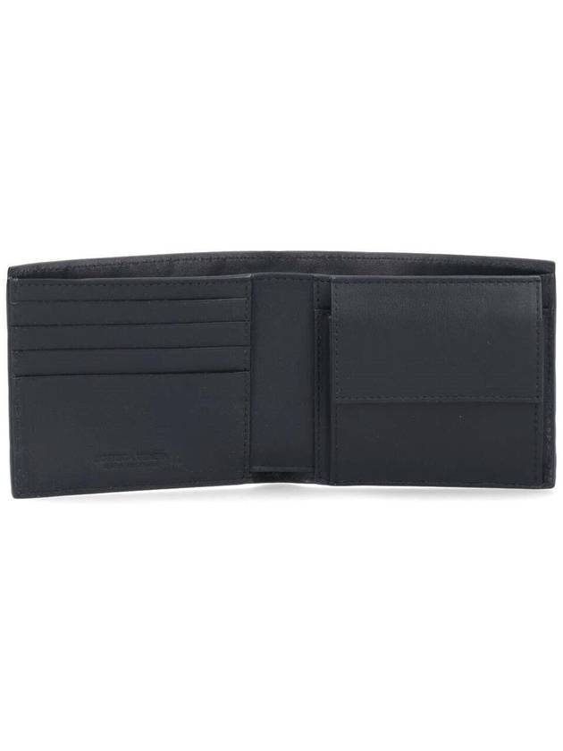 Intrecciato Bifold Half Wallet Black - BOTTEGA VENETA - BALAAN 4