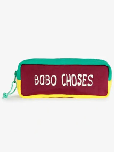 Color Block Pencil Case B224AI029 Italian Kids - BOBO CHOSES - BALAAN 1