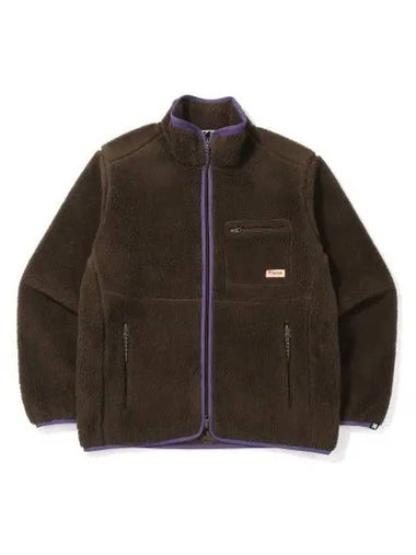 KODAK Essential Stan Neck Fleece Jacket BROWN - KODO - BALAAN 1