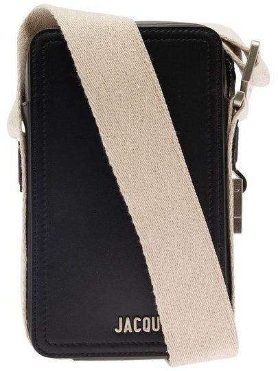 Le Cuerda Vertical Grosgrain Cross Bag Black - JACQUEMUS - BALAAN 2