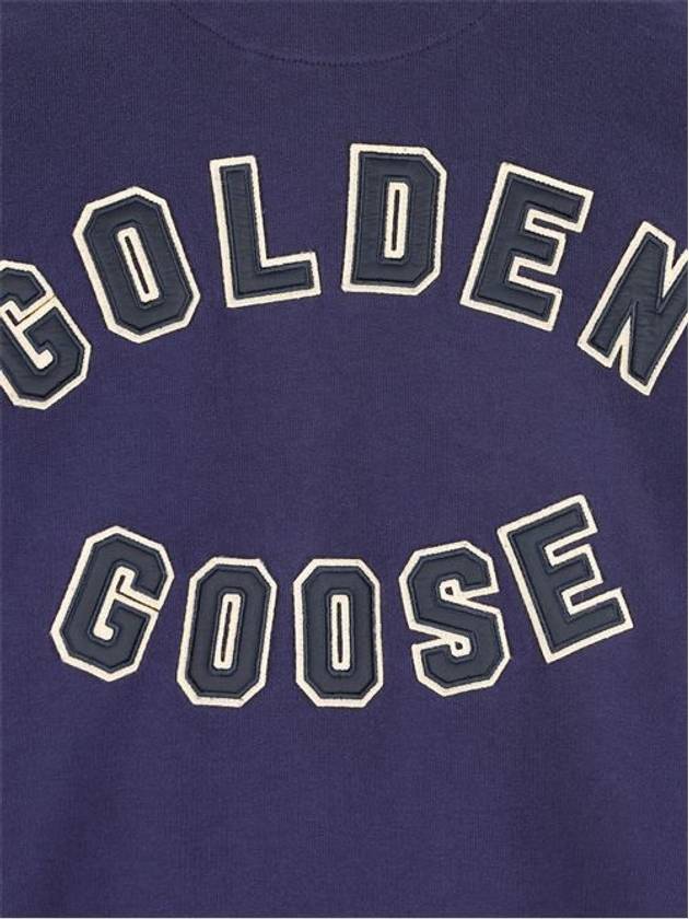 Logo Hoodie Blue - GOLDEN GOOSE - BALAAN 4