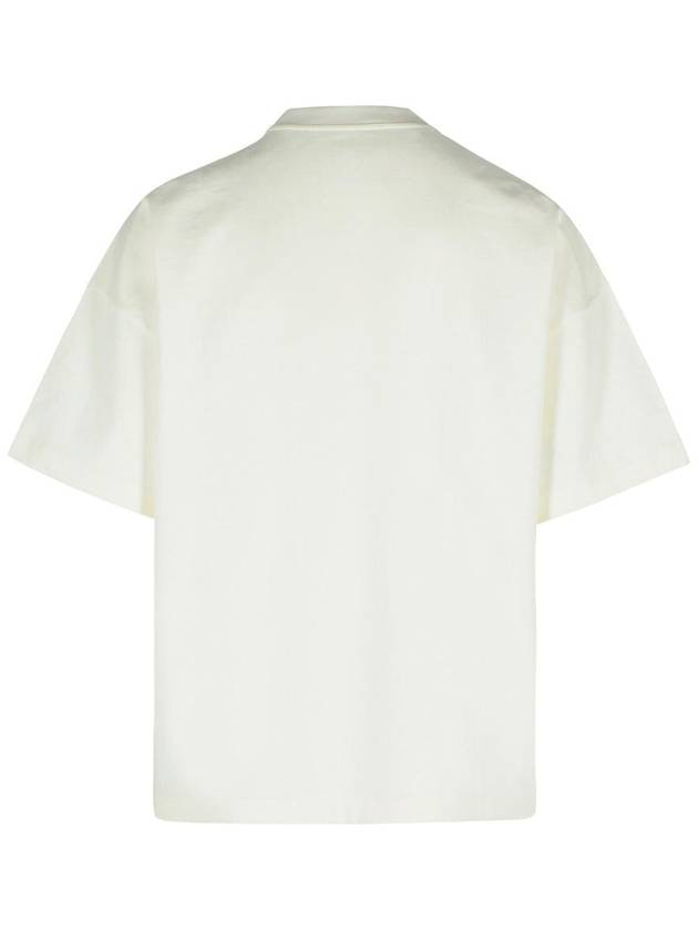 Jil Sander Ivory Cotton T-Shirt - JIL SANDER - BALAAN 3