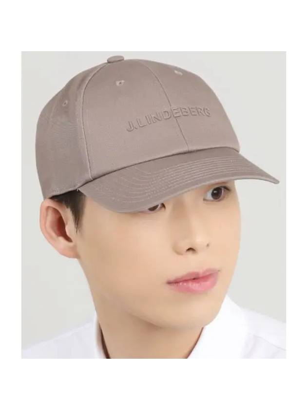 hat Elijah Cotton logo Cap FMAC10287 E189 men's Elijah cotton logo cap - J.LINDEBERG - BALAAN 1