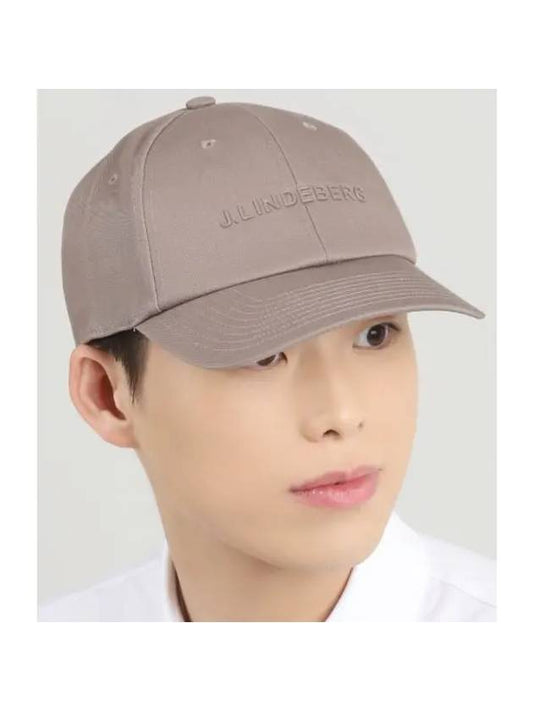 hat Elijah Cotton logo Cap FMAC10287 E189 men's Elijah cotton logo cap - J.LINDEBERG - BALAAN 1