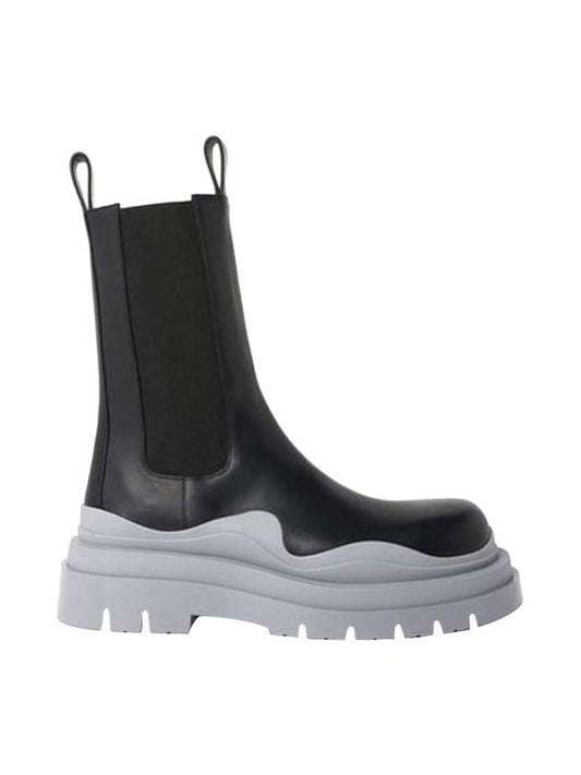 Tire Chelsea Boots Black Grey - BOTTEGA VENETA - BALAAN 1