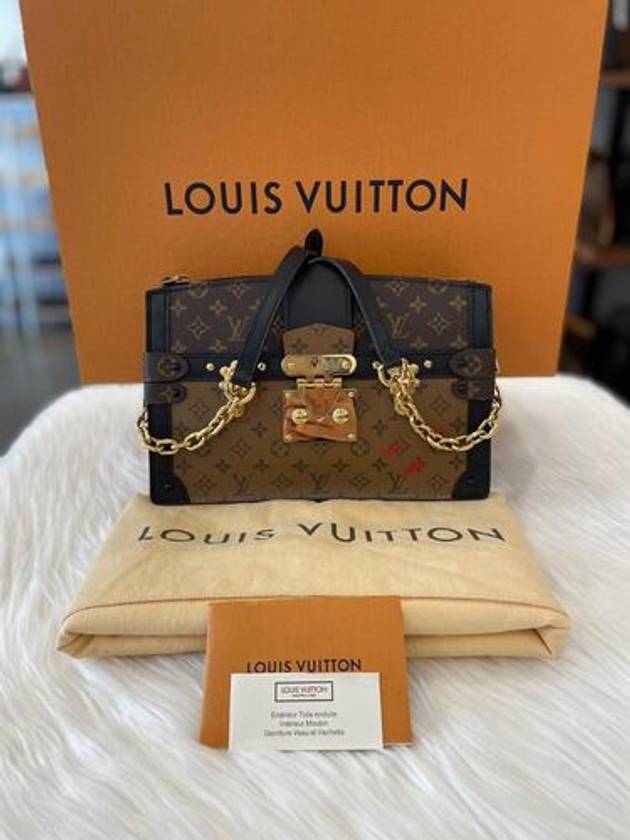 Women s Monogram Reverse Maltage Trunk Shoulder Bag M43596 Condition A - LOUIS VUITTON - BALAAN 1