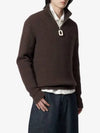 Zip-Up Knit Turtleneck Brown - JW ANDERSON - BALAAN 2